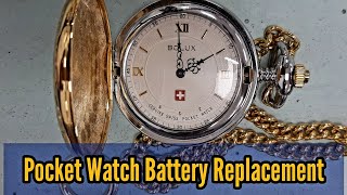 How To Change a Pocket Watch Battery  Watch Repair Channel [upl. by Barbour]