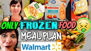 ONLY FROZEN FOOD FROM WALMART WEIGHT LOSS MEAL PLAN 1200 Calories [upl. by Rise73]