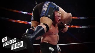 Brock Lesnar’s Most Powerful Moments  WWE Top 10 [upl. by Eiznek]