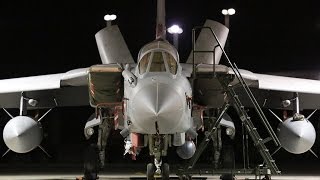 RAF Tornado jets make first bombing runs over Syria [upl. by Allecsirp]