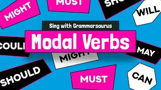 Sing with Grammarsaurus  Modal Verbs [upl. by Sharyl]