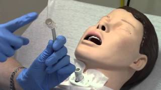 Tracheostomy Care Tutorial [upl. by Nymassej]