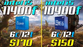 i511400F vs i510400F  Test in 8 Games [upl. by Ydorb]