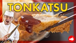 Crispy TONKATSU Pork Cutlet  Japanese Recipe [upl. by Pasadis]