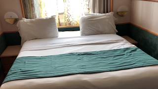 Royal Caribbean Grandeur of the Seas Ocean View Stateroom Tour [upl. by Akiner704]