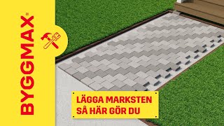 Lägga marksten så här gör du [upl. by Shelbi]