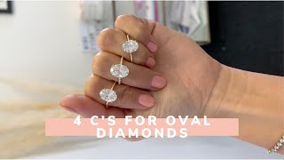 4 Cs for Oval Diamonds [upl. by Christabel]