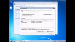 Windows 7 disk defragmenter [upl. by Dorey]