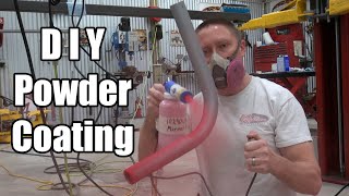 DIY Powder Coating  How to  Eastwood Co Kit Try Out [upl. by Noret]