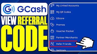 How To View Referral Code in GCash 2025 [upl. by Lachus257]