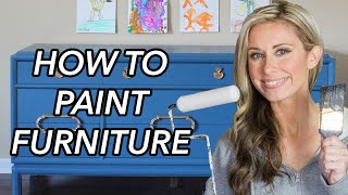 How to Paint Furniture A Beginners Guide [upl. by Latsyrd53]