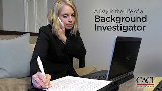 A Day in the Life of a CACI Background Investigator [upl. by Ogir]