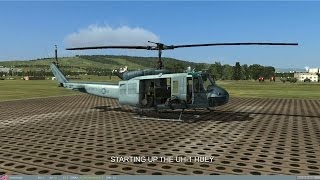 DCS World UH1 Huey Start Up [upl. by Eanej]