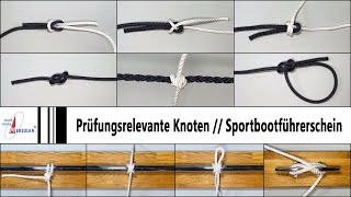 Prüfungsrelevante Knoten Sportbootführerschein [upl. by Tempa]