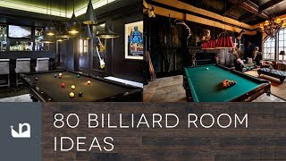 80 Billiard Room Ideas [upl. by Noskcaj]