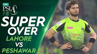 Super Over  Lahore Qalandars vs Peshawar Zalmi  HBL PSL 7  ML2L [upl. by Angelika639]