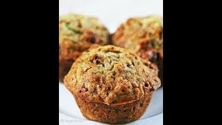 How to Make Healthy Zucchini Muffins [upl. by Doroteya]