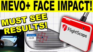 Flightscope Mevo Plus  Face Impact Location  REVIEW amp DISCOUNT CODE [upl. by Ecertap]