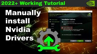 How to Properly Install Nvidia Drivers  Manual Install amp Everything Explained [upl. by Clift]