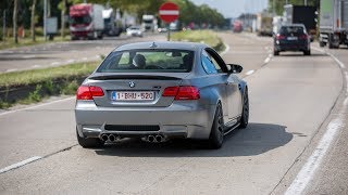 BMW M3 E92 with Eisenmann Exhaust  Powerslides amp Accelerations [upl. by Vergil847]