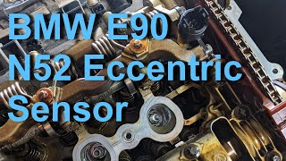 BMW E90 N52 Valvetronic Eccentric Shaft Sensor and Valve Cover Gasket Replacement [upl. by Artined]