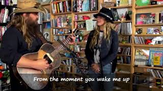 Chris amp Morgane Stapleton  More of you with lyrics [upl. by Anialram396]