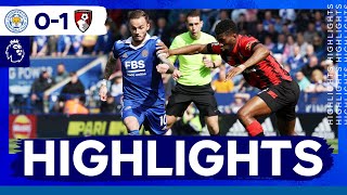 Leicester 0 Bournemouth 1  Premier League Highlights [upl. by Nellak]