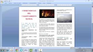 ¿COMO CREAR UN TRIPTICO EN WORD [upl. by Lionello61]