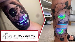 UV Reactive Ink Tattoos by Jonny Hall [upl. by Dorn]