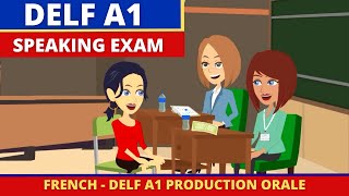 DELF A1 Production orale  French Speaking Exam Practice Preparation for Beginners [upl. by Sternick]