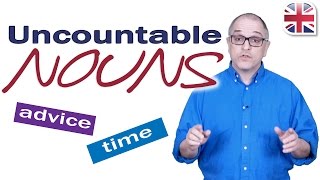 Uncountable Nouns  English Grammar Lesson [upl. by Vil]