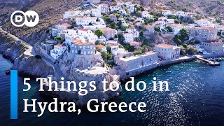 5 Things to do on the Island of Hydra Greece [upl. by Ardnas]