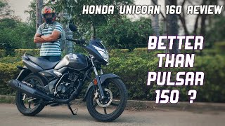 Honda Unicorn 160 2021 Review  Better Than Pulsar 150 [upl. by Juni]