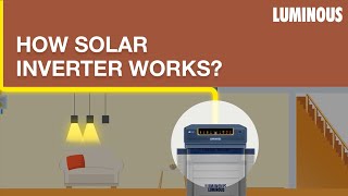 What is a Solar Inverter and How Does it Work  Luminous [upl. by Nnor]