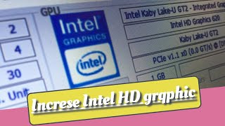 How to Increase Intel HD Graphics Dedicated Video Ram 1GB 2GB 3GB 4GB New Method 2020 [upl. by Ruscher]