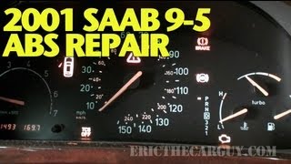 Solving 2001 Saab 95 ABSTCSCEL Problem EricTheCarGuy [upl. by Nylahsoj156]