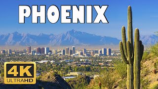 Phoenix Arizona USA 🇺🇸  4K Drone Footage [upl. by Holds691]