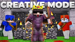 I Got CREATIVE MODE in Minecraft Bedwars [upl. by Hgeilyak761]