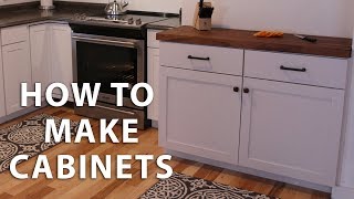 How to Make DIY Kitchen Cabinets [upl. by Anitsihc647]