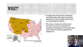 1854 Kansas Nebraska Act [upl. by Annav]