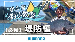 【魚釣りをわかりやすく解説】シマノ初心者釣り教室 ～堤防編～【堤防や防波堤で楽しく魚釣り】 [upl. by Sterling]