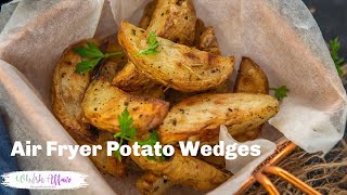 Air Fryer Potato Wedges Recipe [upl. by Kyla]