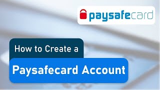 How to Open a Paysafecard Account  Step by Step Tutorial [upl. by Weight]