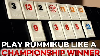 PLAY RUMMIKUB LIKE A CHAMPIONSHIP WINNER 13 [upl. by Nevag]