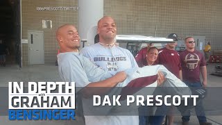 Dak Prescott on brother’s suicide [upl. by Aissatsana4]