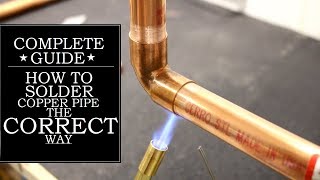 How to Solder Copper Pipe The CORRECT Way  GOT2LEARN [upl. by Richarda]