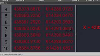 How to Export points From AutoCAD to Excel [upl. by Risteau11]