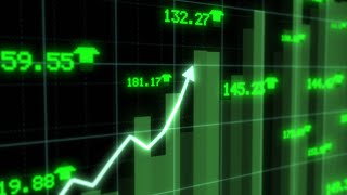 Rising Stock Market Chart Arrow Rallying Growth Recovery Concept 4K Background VJ Video Effect [upl. by Aleen]