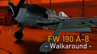 Focke Wulf Fw 190 A8  Walkaround [upl. by Barthold931]