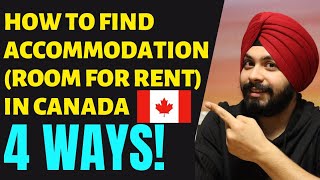 4 Different Ways to Find ACCOMMODATION in Canada  CHEAP Room for Rent  International Students 2021 [upl. by Rosamund]